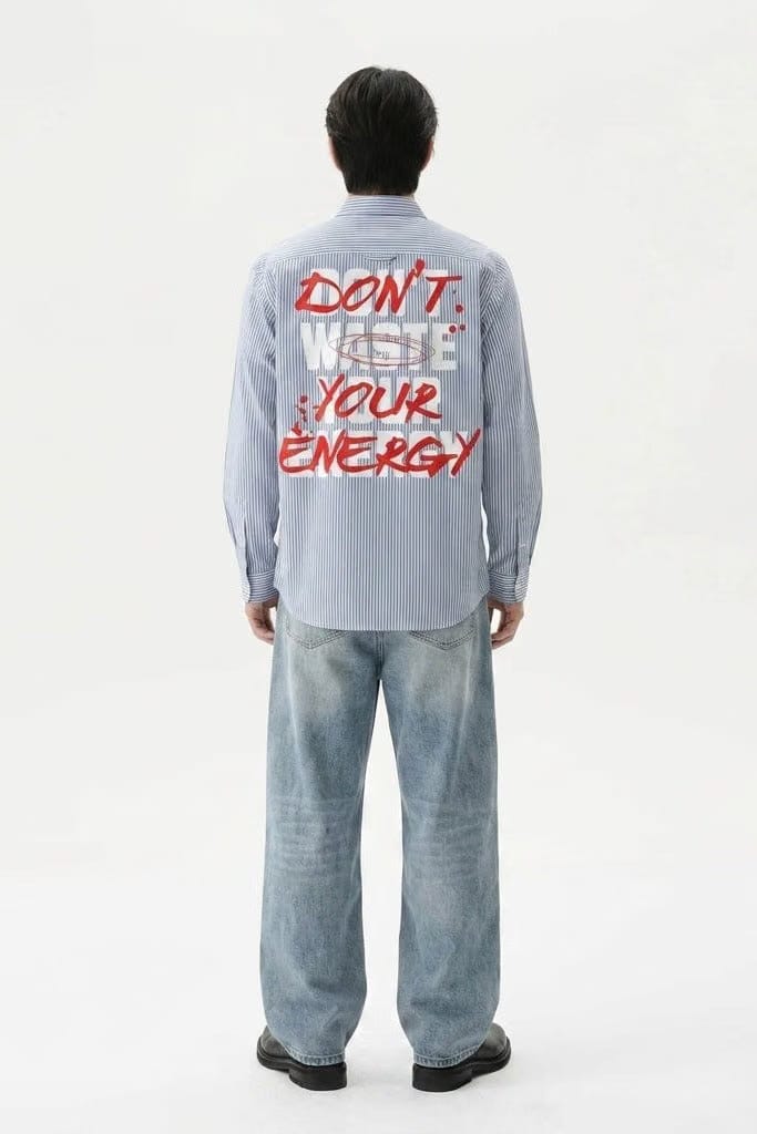 City Off Domes Your Energy Blue Stripe Shirt