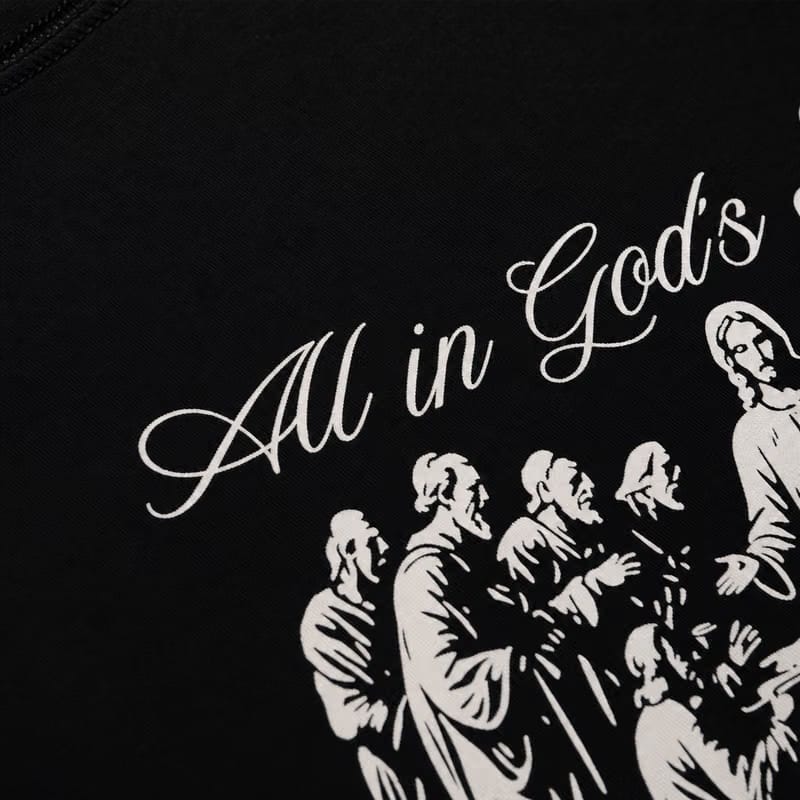 Blacklist Holy Assembly Print Tee – Black