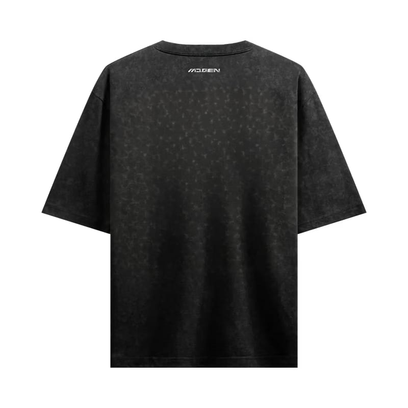 Myugen LA Cultured Club Acid Wash Oversized T-Shirt Black