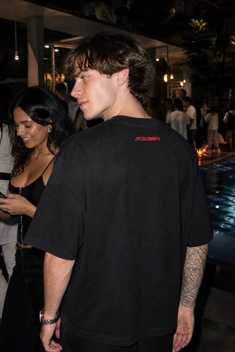 Myugen Love Language Oversized T-Shirt Black