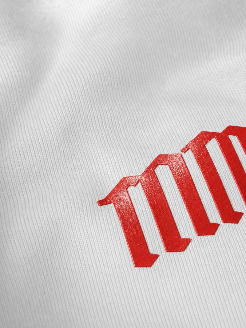 Myugen Monarch Butterfly Oversized T-Shirt White