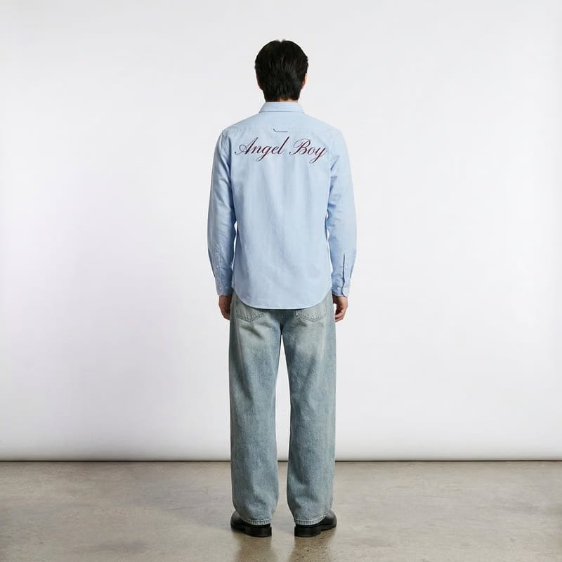 Angel Boy Be Autyst Ice Blue Shirt