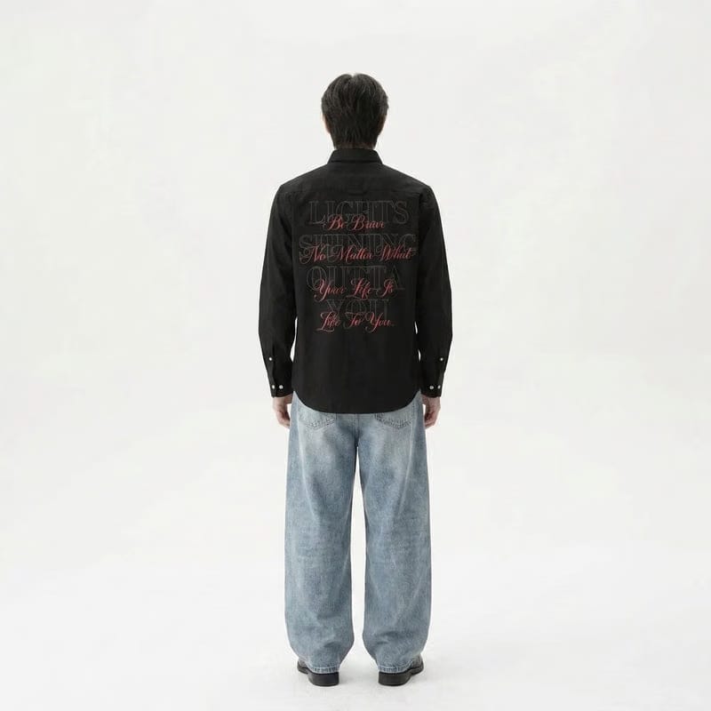 Be Brave Be Autyst Black Shirt
