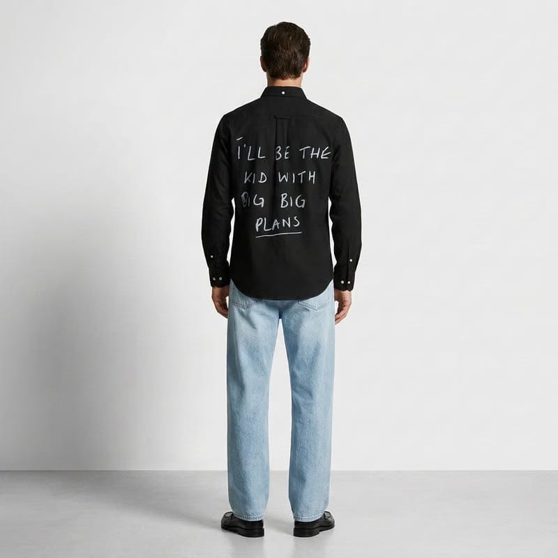 Big Plans Be Autyst Ice Blue Shirt