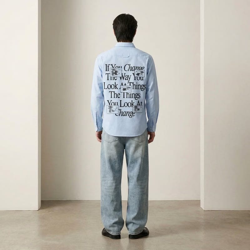 Change Be Autyst Ice Blue Shirt