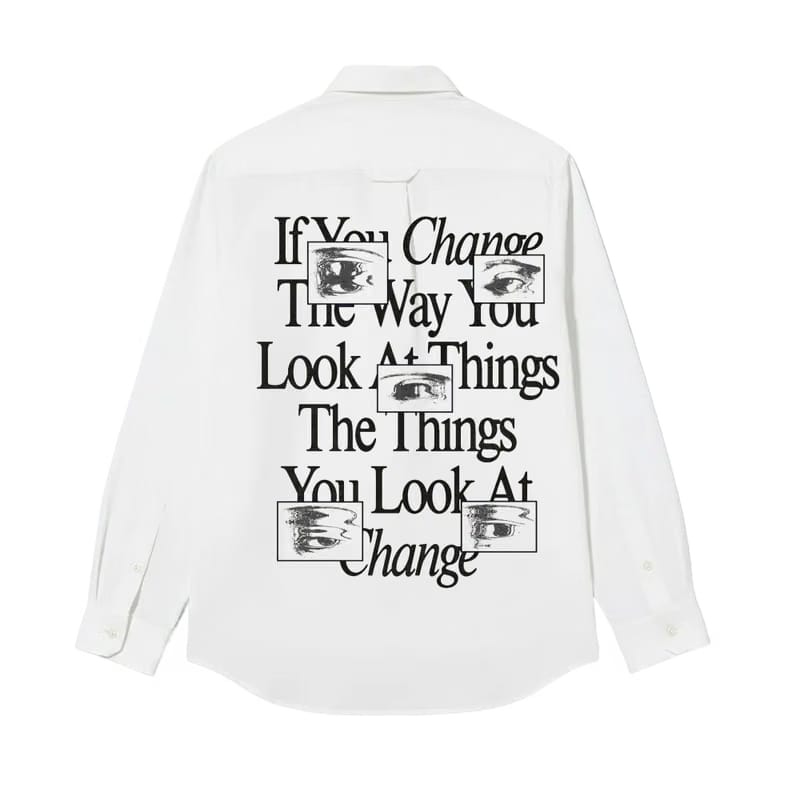 Change Be Autyst White Shirt