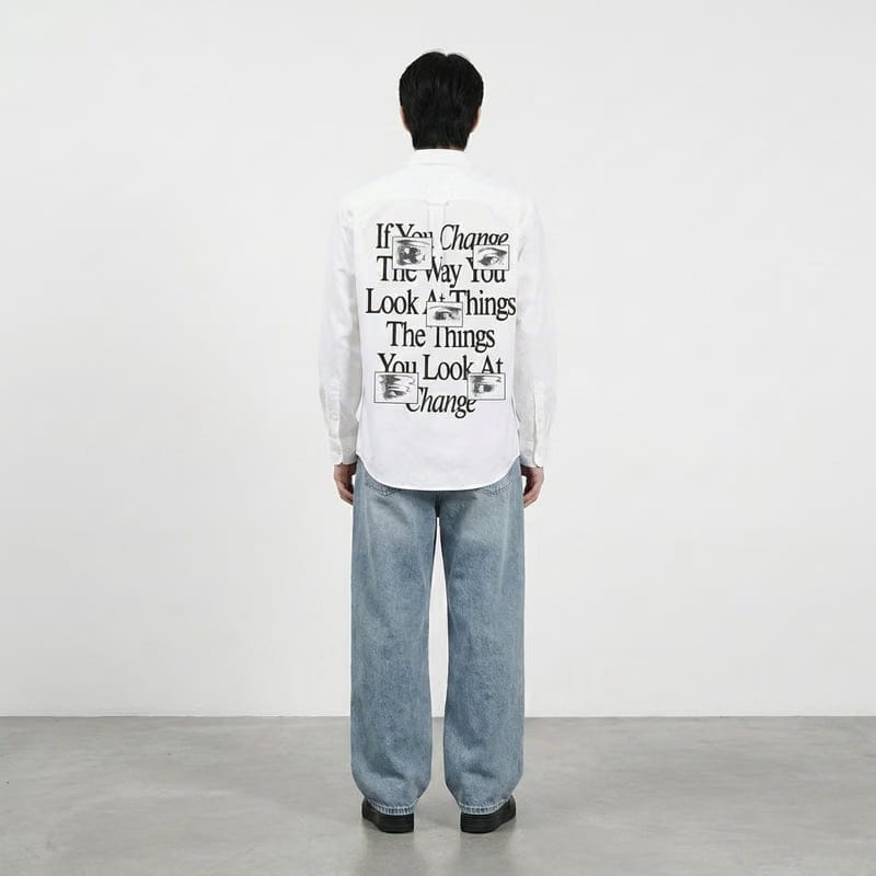 Change Be Autyst White Shirt