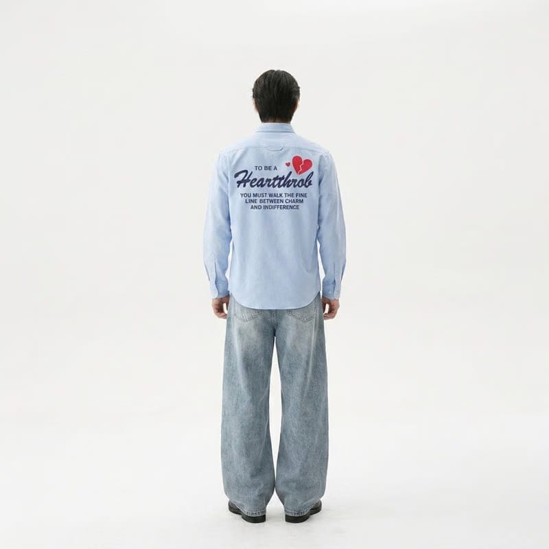Heartthrob Be Autyst Ice Blue Shirt