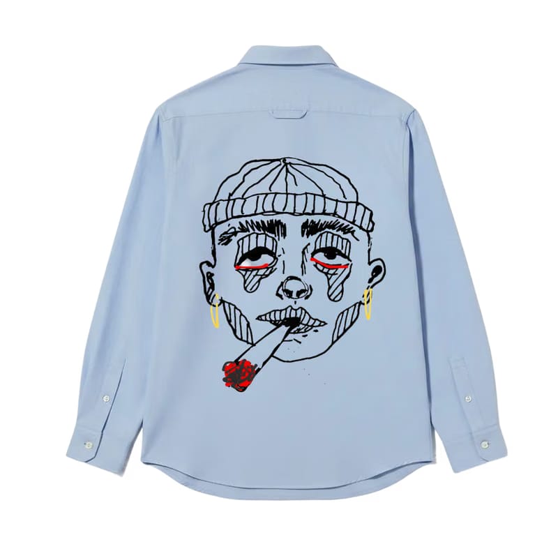 Sober Be Autyst Ice Blue Shirt