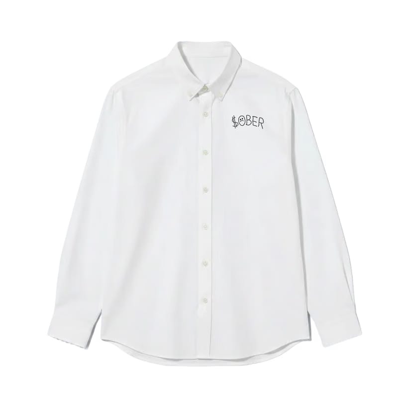 Sober Be Autyst White Shirt