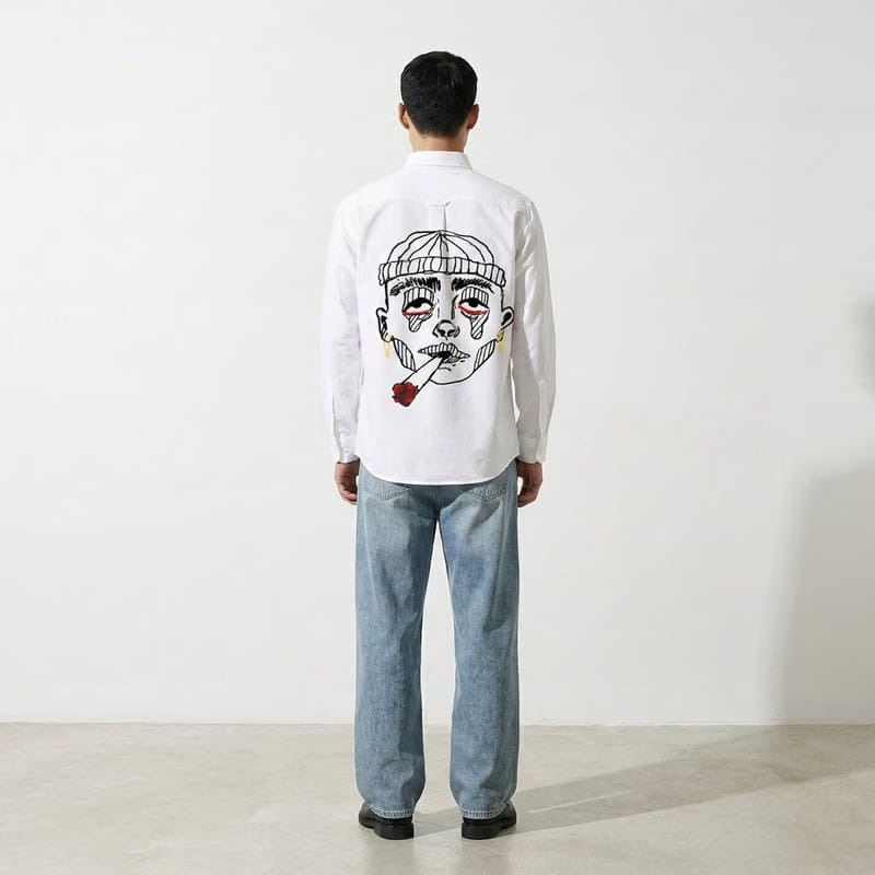 Sober Be Autyst White Shirt