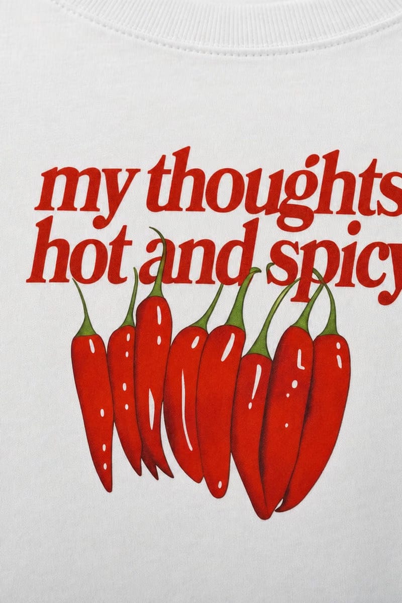Forfksake Hot & Spicy White T-Shirt