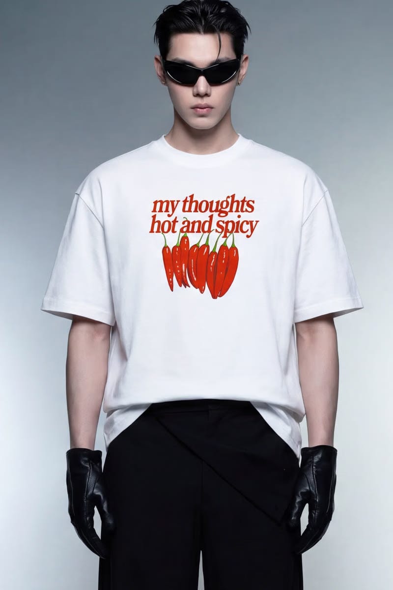 Forfksake Hot & Spicy White T-Shirt