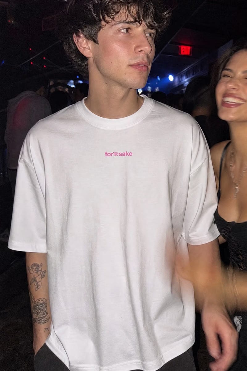 Forfksake Pink White T-Shirt