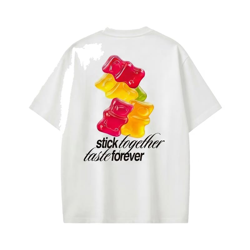 Forfksake Stick Together White T-Shirt