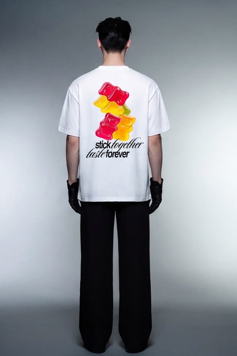 Forfksake Stick Together White T-Shirt