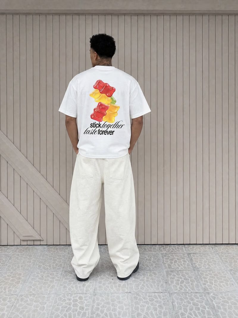 Forfksake Stick Together White T-Shirt
