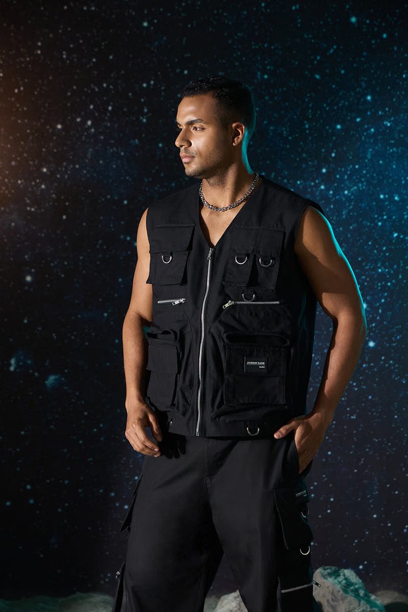 UNISEX BLACK GILETTE
