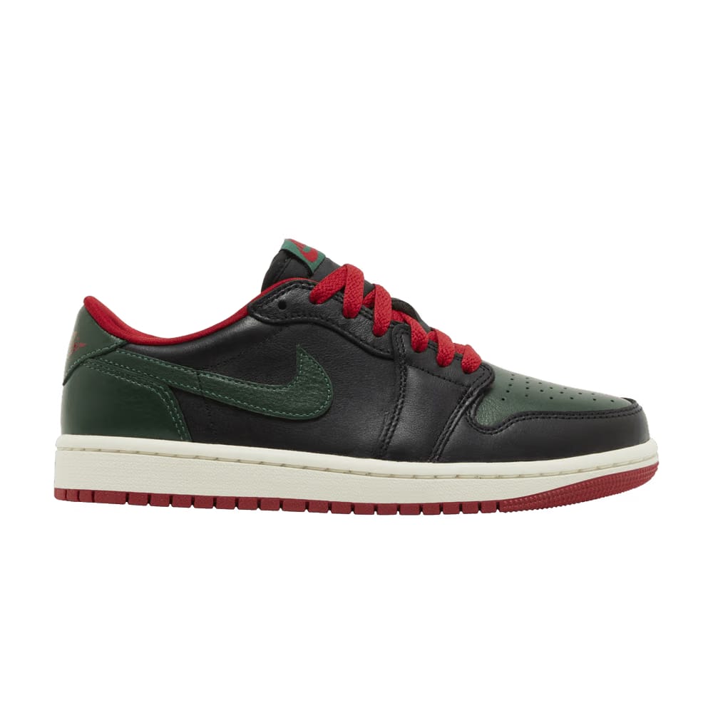 Jordan 1 Retro Low OG Gorge Green Varsity Red (Women's)