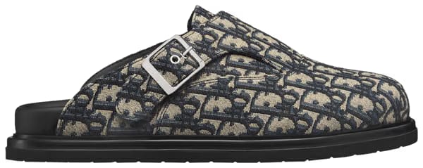 Dior Aqua Mule Dior Oblique - Beige Black