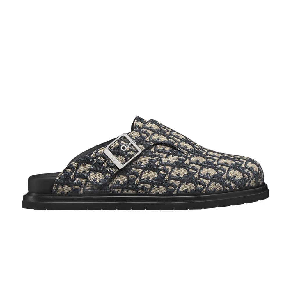 Dior Aqua Mule Dior Oblique - Beige Black