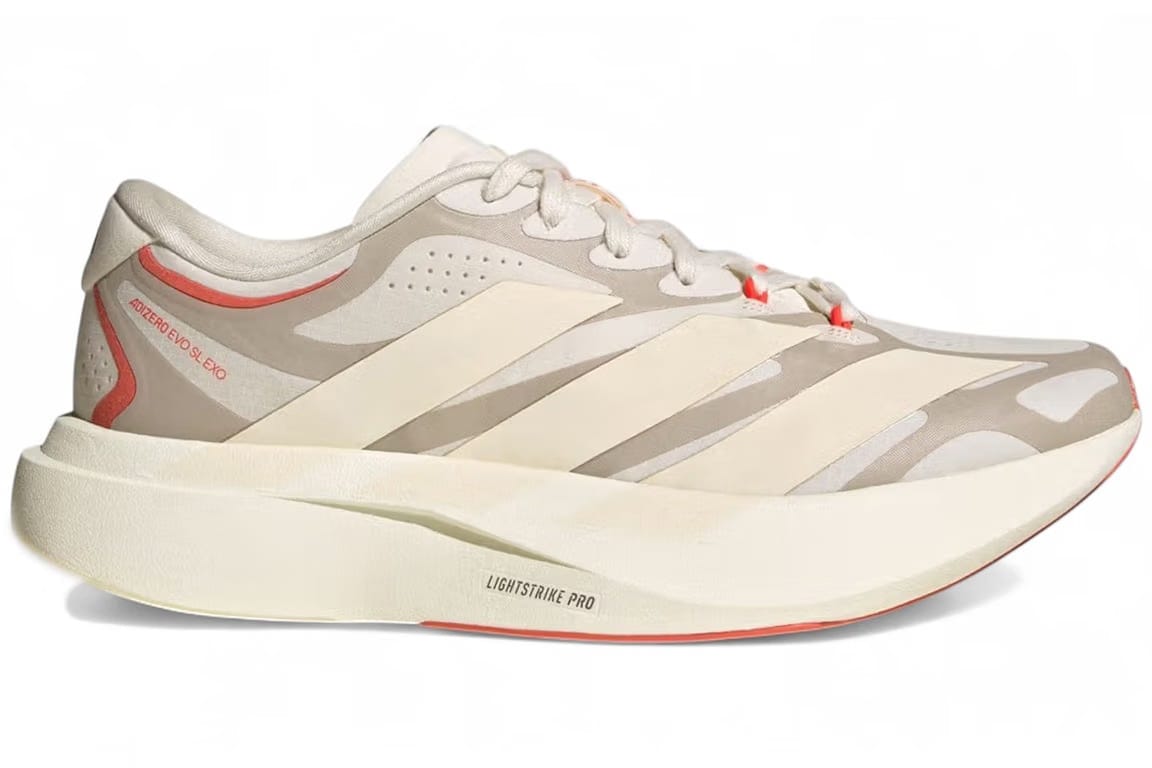 Adidas Adizero EVO SL EXO Off White Sharp Red