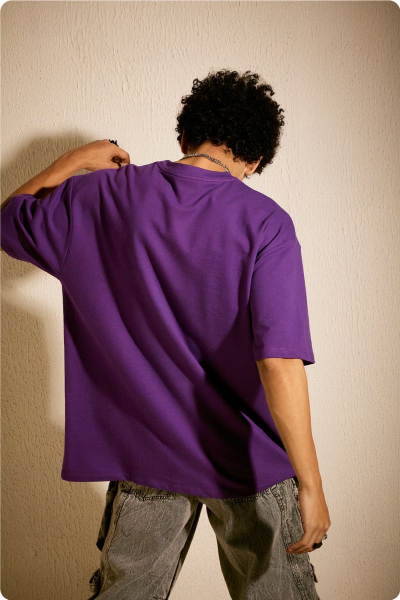 Men's Purple Essential T-Shirt