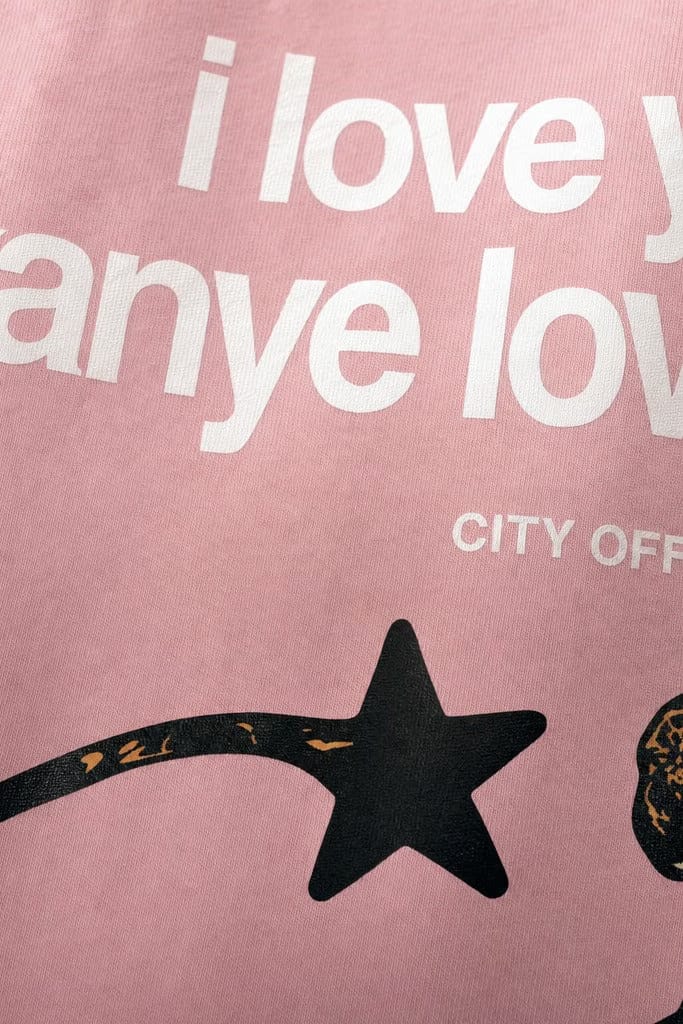 City Off Domes Kanye Love Pink T-Shirt