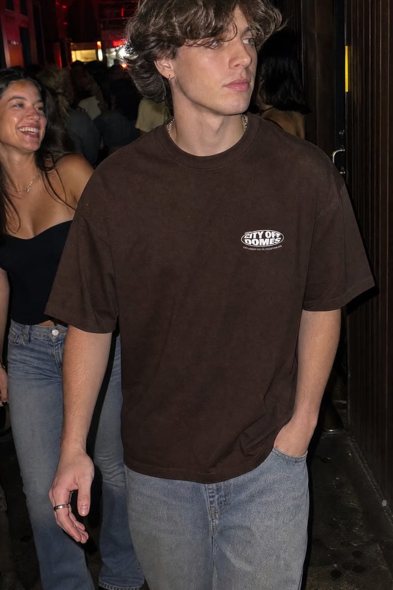 City Off Domes Make Sense Dark Brown T-Shirt