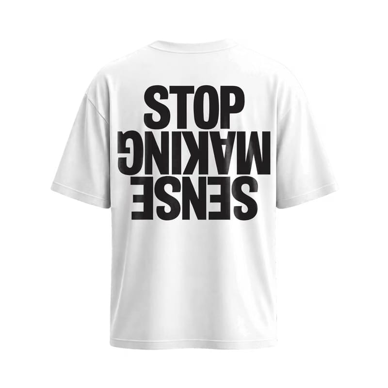 City Off Domes Make Sense White T-Shirt