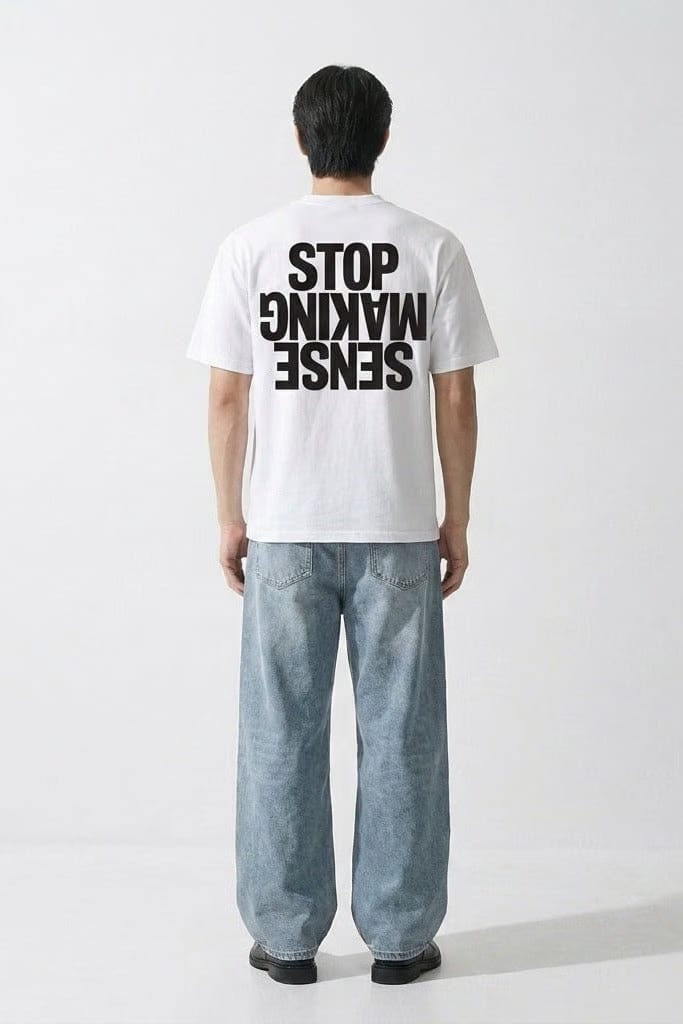 City Off Domes Make Sense White T-Shirt