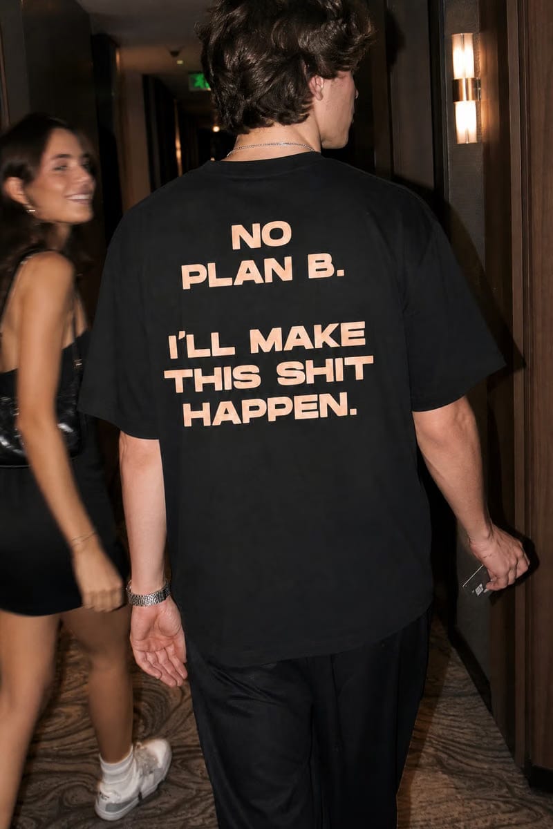 City Off Domes No Plan B Black T-Shirt