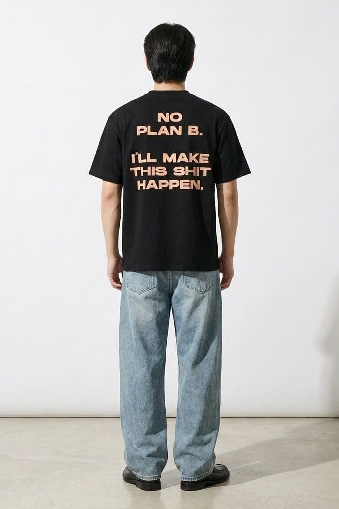 City Off Domes No Plan B Black T-Shirt