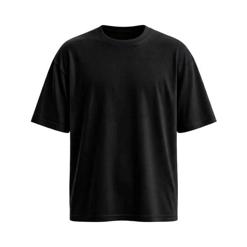 City Off Domes Red Stroke Black T-Shirt