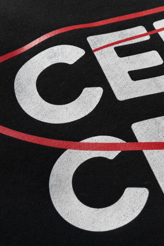 City Off Domes Red Stroke Black T-Shirt