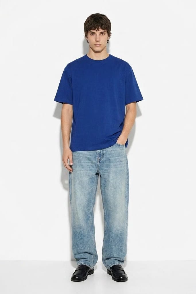 City Off Domes Red Stroke Blue T-Shirt