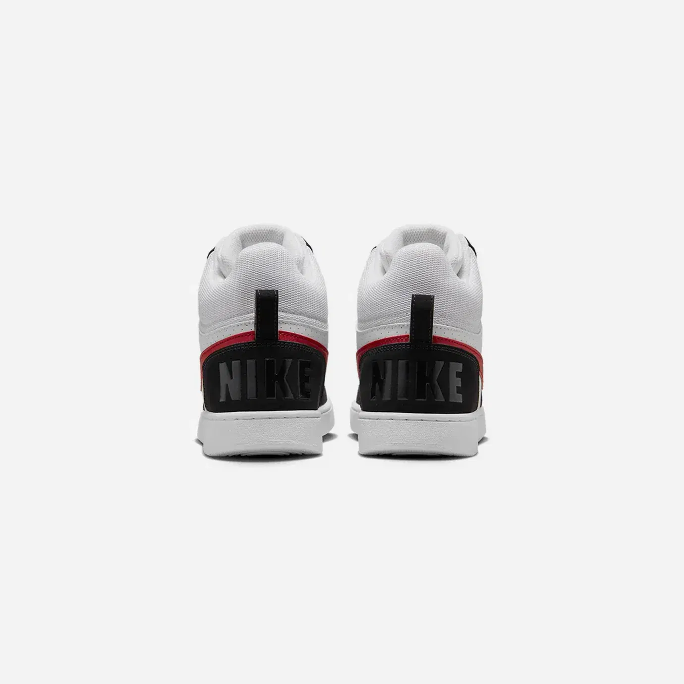 Nike Court Borough Mid White Red Black