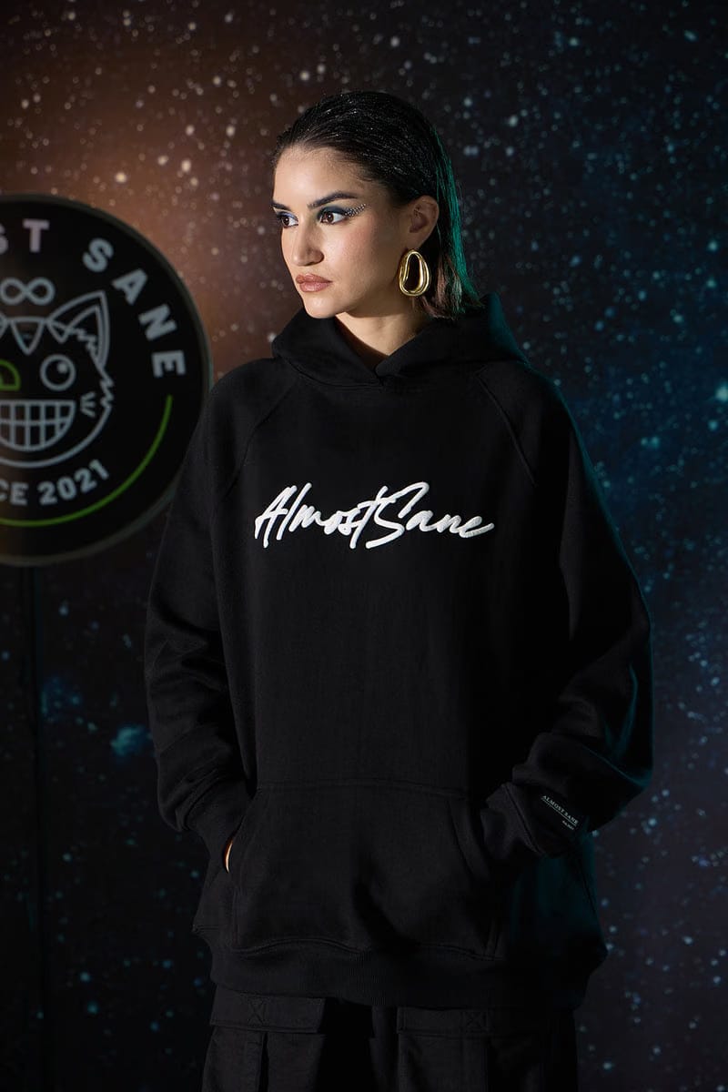UNISEX BLACK TIGER HOODIE