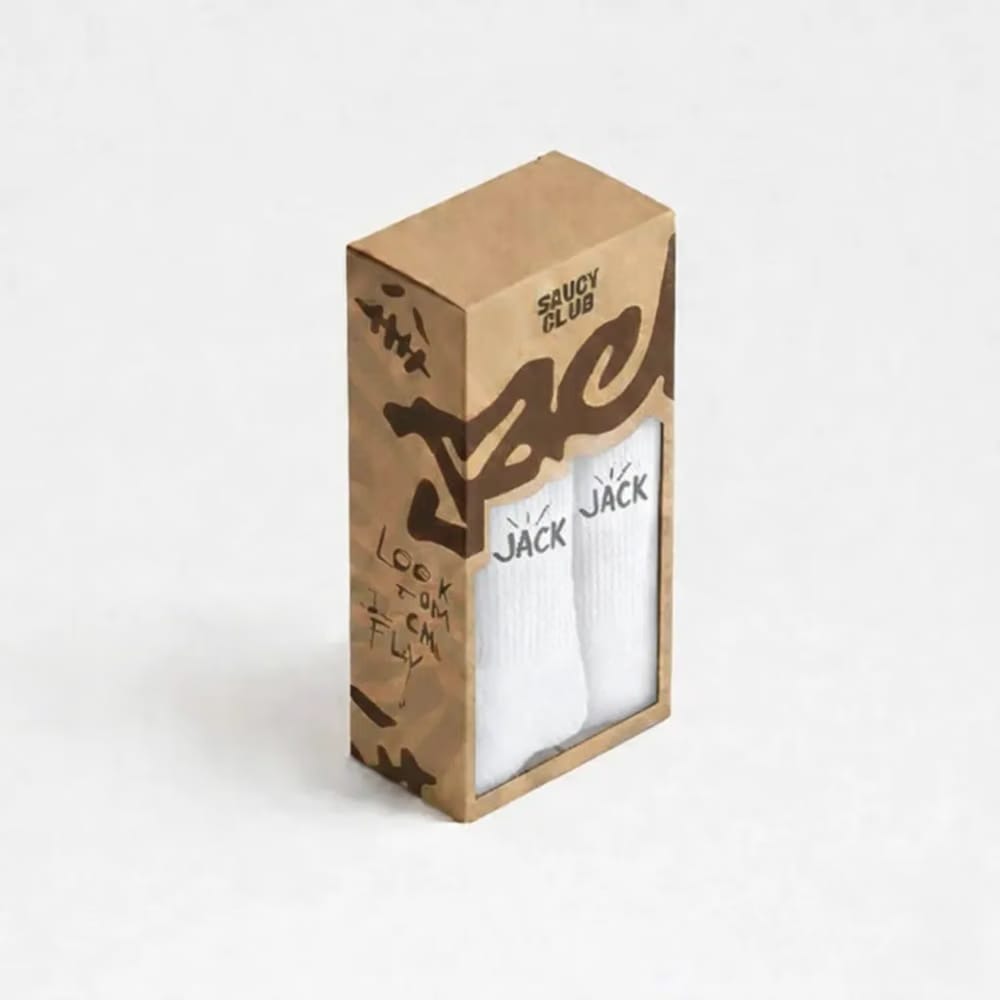 Saucy Club Travis Ivory Socks