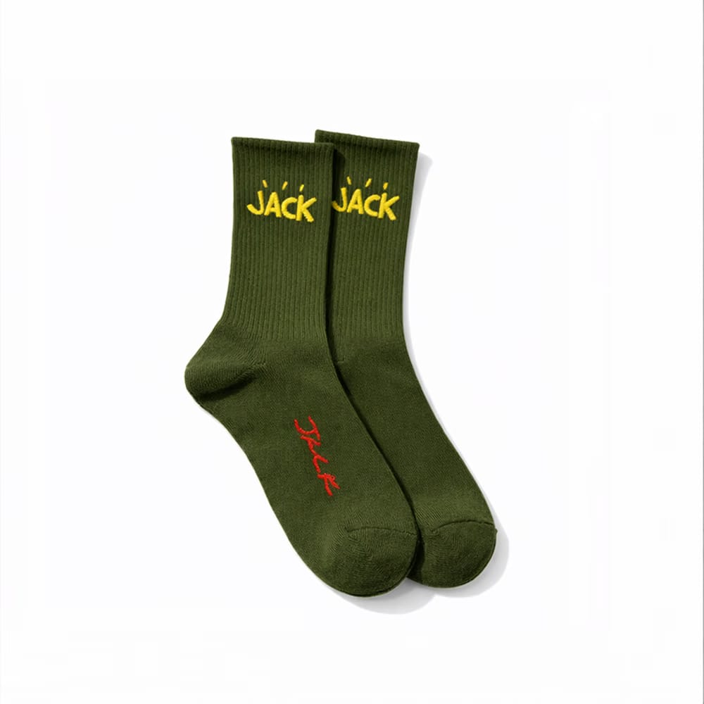 Saucy Club Travis Olive Socks
