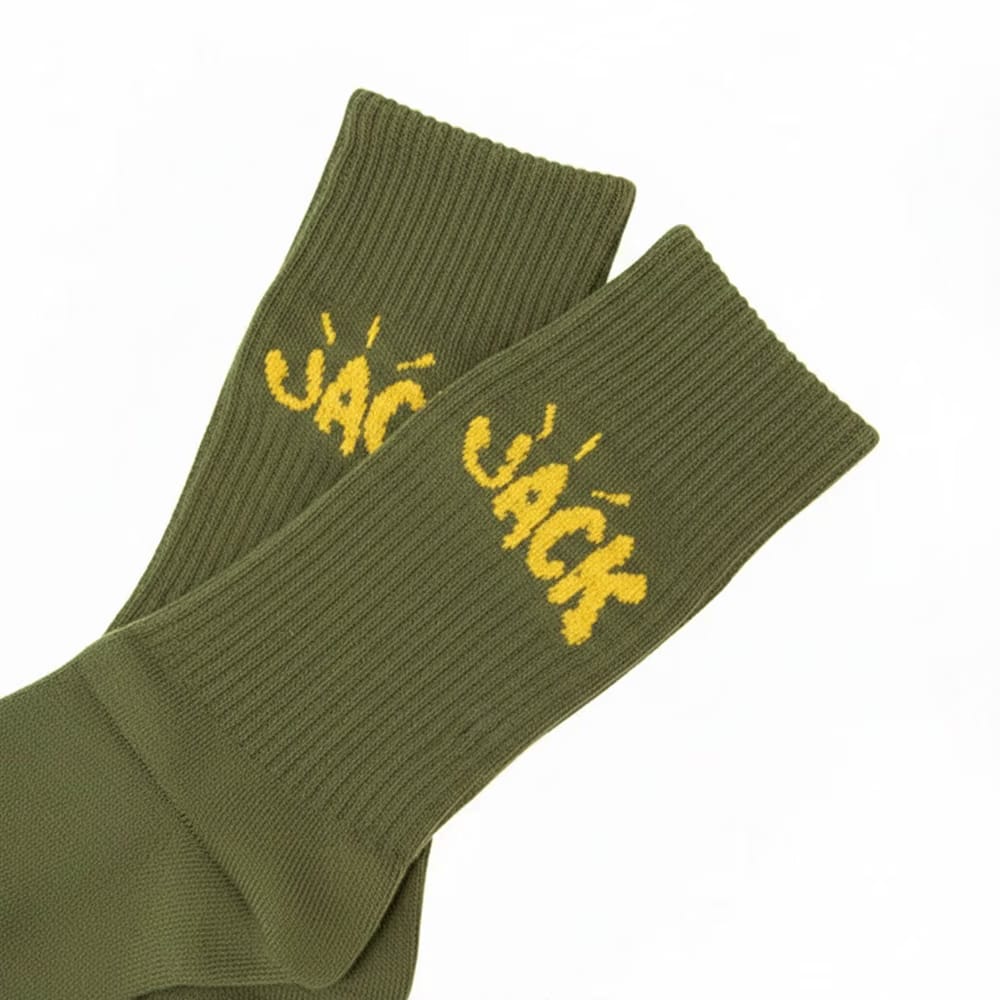 Saucy Club Travis Olive Socks