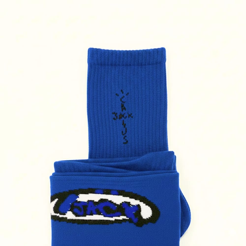 Saucy Club Travis Blue Socks