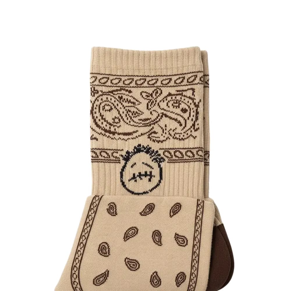Saucy club Travis Beige Bandana Socks