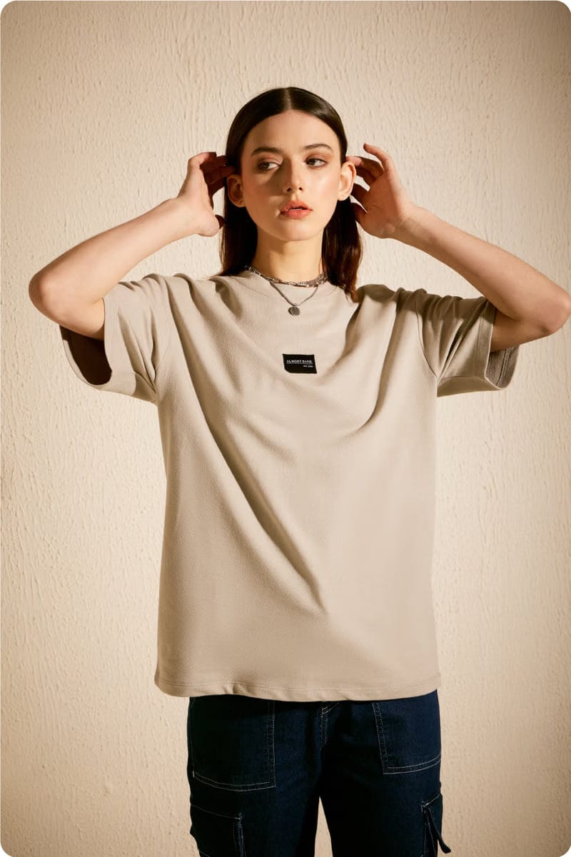 WOMEN'S GREY ESSENTIAL T-Shirt