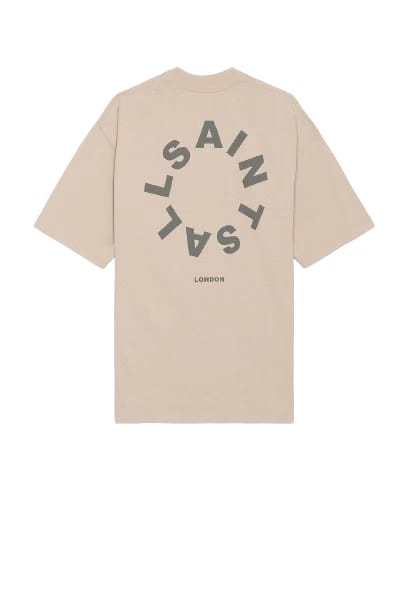ALL SAINTS TIERRA SS CREW BOSTON TAPE