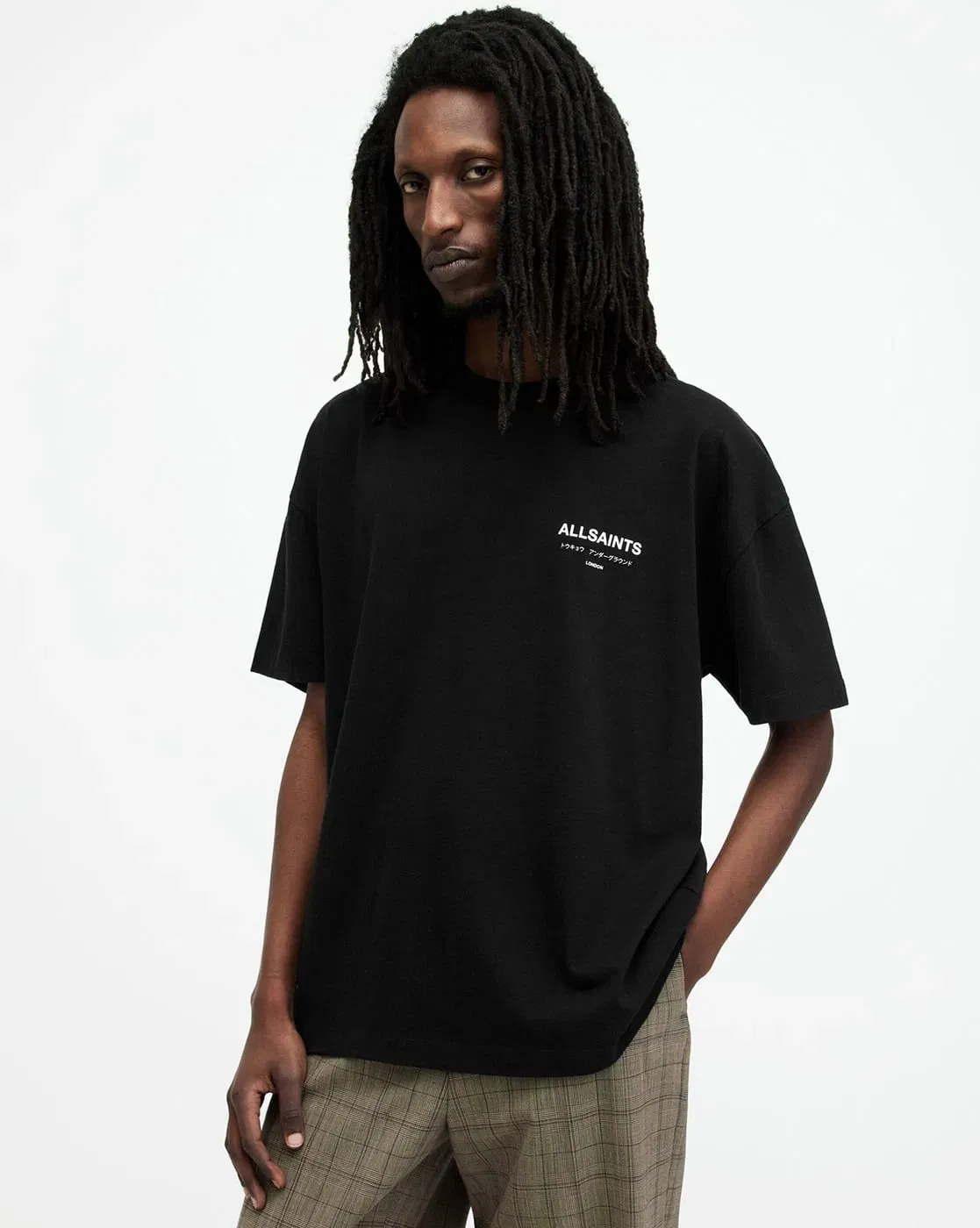 Underground Cotton Oversized T-Shirt with Signature Logo Print