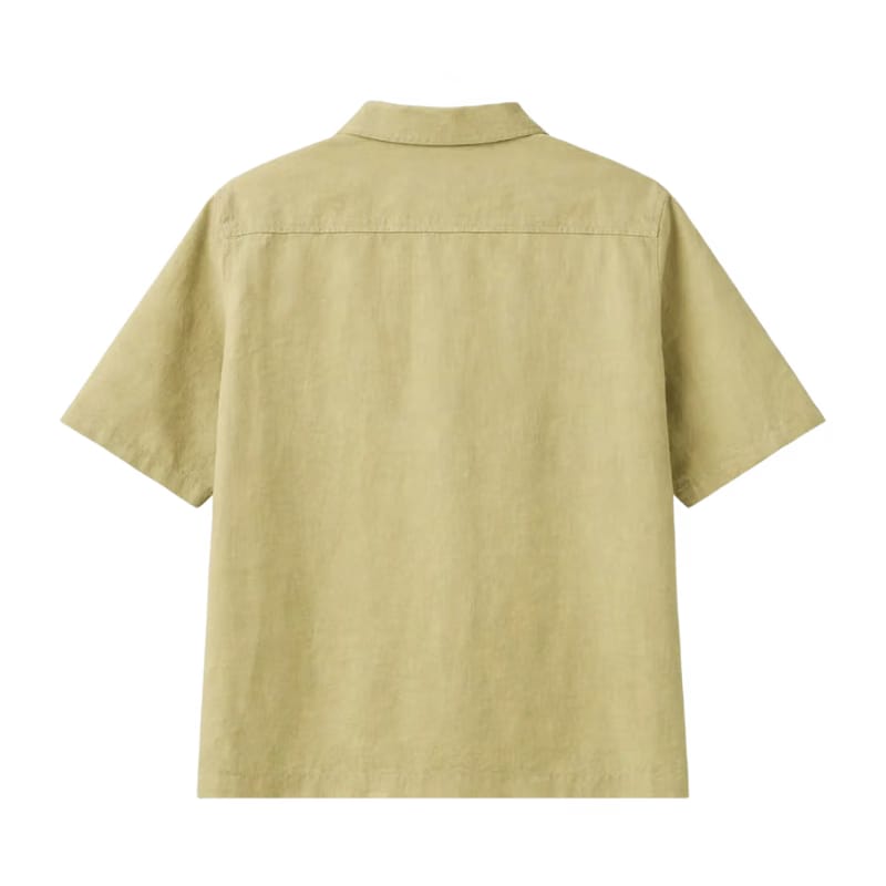 Brushed Cotton Shirt – Dune Olive