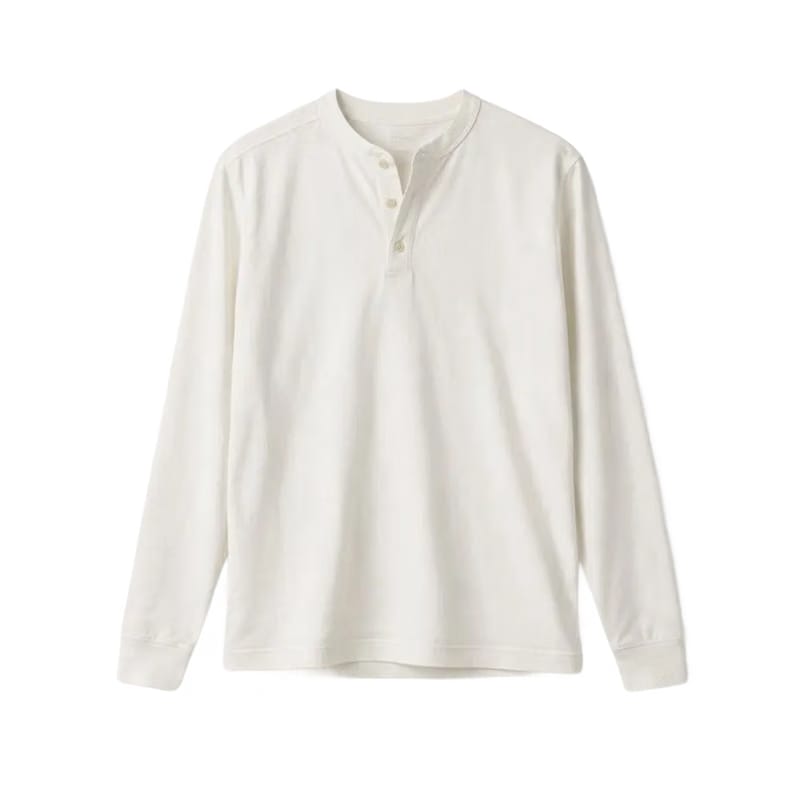 Classic Henley Long Sleeve – Cloud