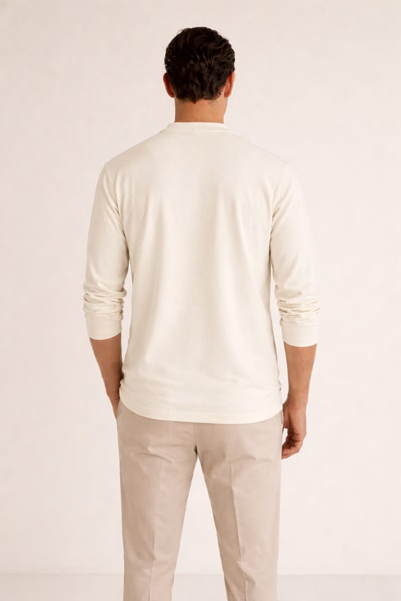Classic Henley Long Sleeve – Cloud