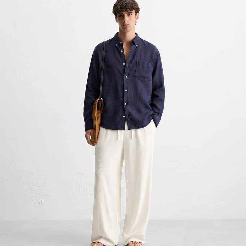 Classic Mercer Shirt – Midnight Navy